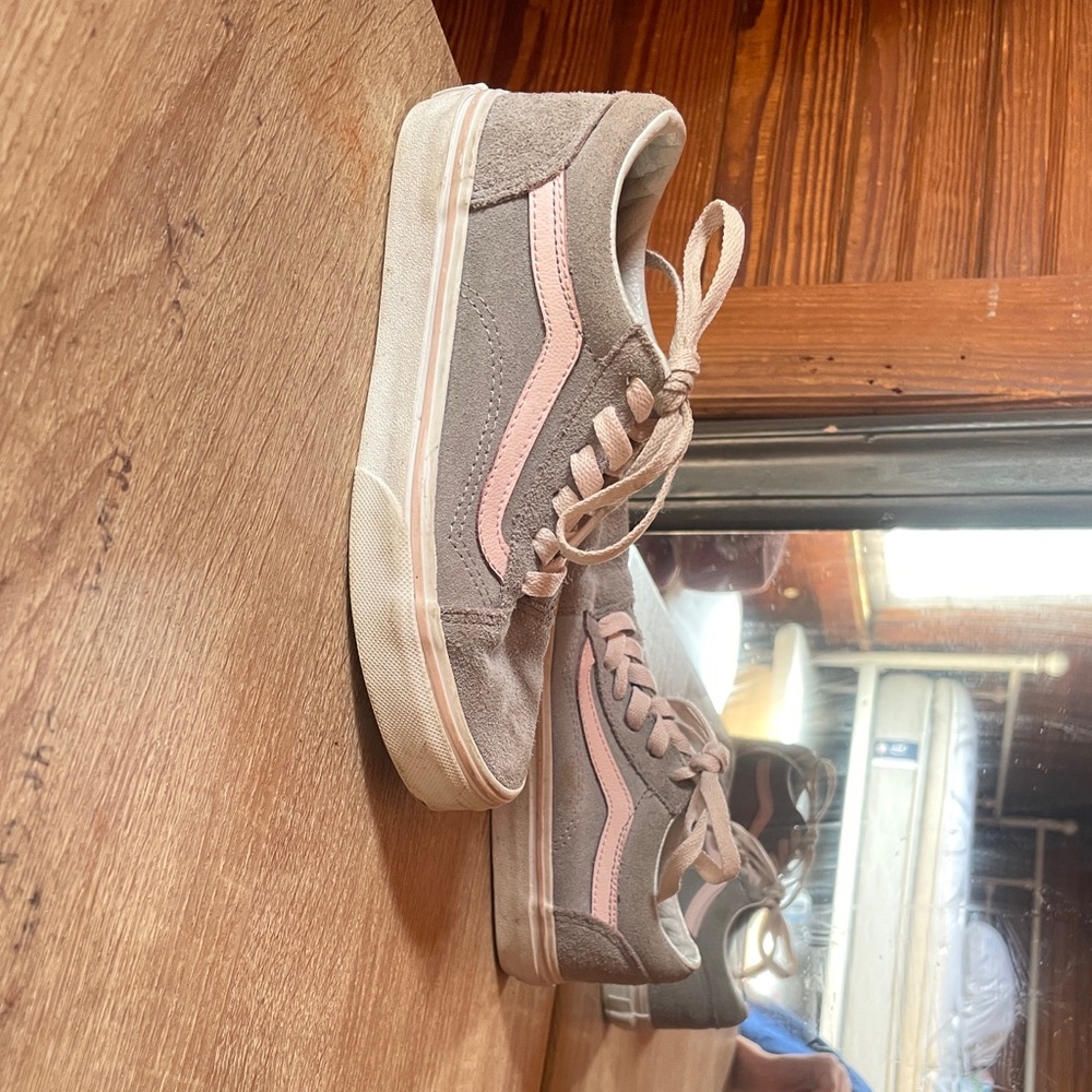 Vans Kids Sneakers in Pink and Gray